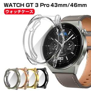 Huawei WATCH GT 3 Pro 43mm WATCH GT 3 Pro 46mm P[X EFAu[EX}[gEHb` P[X TPU Vv \tgJo[ Vv Jo[ CASE ϏՌ ʕی y lC ӂ 