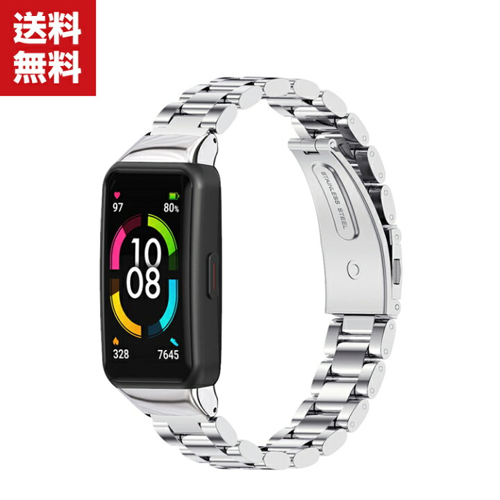 楽天市場 P5倍 送料無料 Huawei Band 6 ウェアラブル端末 スマートウォッチ 交換 バンド 高級ステンレス スポーツ ベルト ファーウェイ バンド 6 交換用 ベルト 装着簡単 便利 実用 人気 おすすめ おしゃれ バンド 腕時計バンド 交換ベルト Viviancase