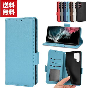  Samsung Galaxy S22 Ultra TX Android X}[gtH یP[X 蒠^ U[  CASE h~ X^h@\ ֗ p J[h[ ubN^ JbR lC ֗̍ X