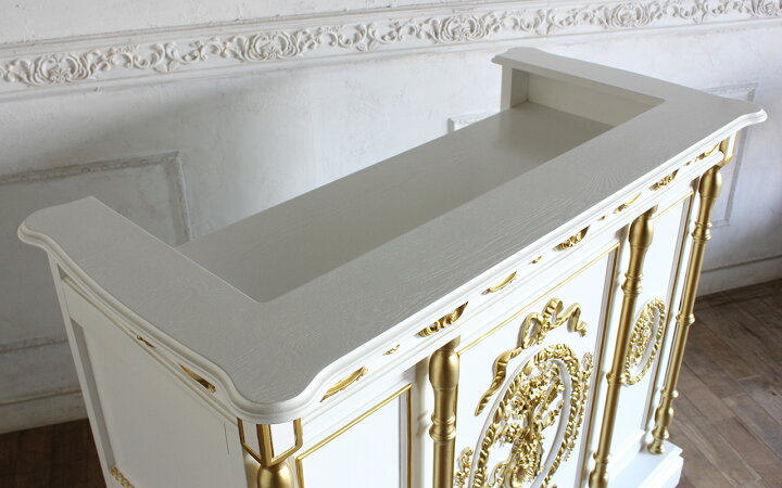 楽天市場】アンティーク カウンター ロココ調家具 ロココ調 レジ 
