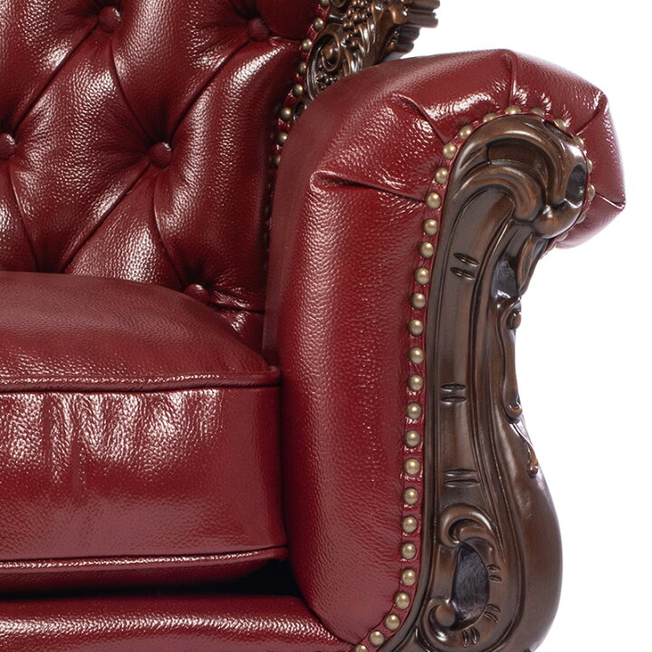 楽天市場】VENETIAN ヴェネチアン ソファー ロココ調家具 本革ソファ 