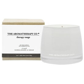 【セール特価】セラピーレンジ Therapy Range エッセンシャルオイル ソイワックスキャンドル 【サンダルウッド&シダー (強化) 】12111006