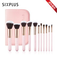 SIXPLUS メイクブラシ 11本セット 化粧ポーチ付き (ピンク) ★送料無料・あす楽★メイクブラシセット ポ…