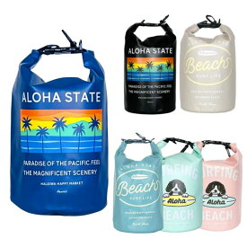 HALEIWA HAPPY MARKET ハレイワ ウォータープルーフ バッグ 3l アウトドア 防水 ショルダーバッグ にも バックパック にも リュック 11102342 ハワイアン 南国テイスト スポーツ 11102316 11102362 ビーチ サーフドッグ パームツリー ヤシの木