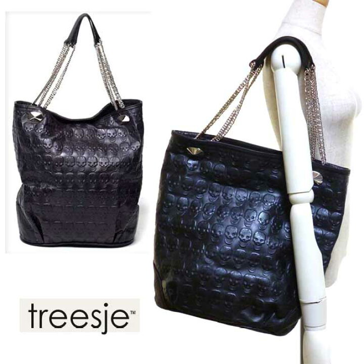 楽天市場】LAセレブ愛用 Treesjeトレージャエンボスのスカル柄♪Fatal 
