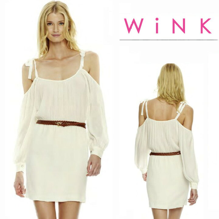 セレブ愛用 ニューヨークWinkウィンク レース オフショルダー ｜長袖  