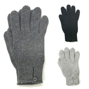 スコットランド 発! JOHNSTONS ジョンストンズ カシミア 100% グローブ ニット 手袋 グレー ブラック インポート シンプル 定番 ベーシック おしゃれ 上品 きれいめ ナチュラル 6550177 エレガント