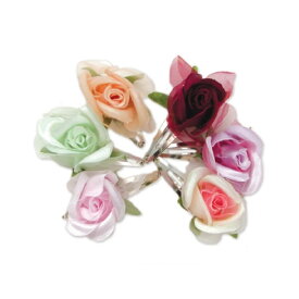 プチプラインポート♪ZADローズヘアクリップ　ヘアアクセサリー　バラ　rose clip heir accessories
