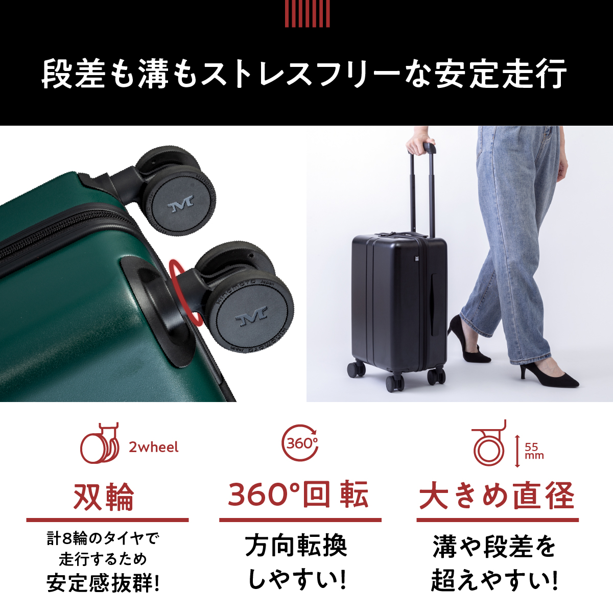 楽天市場】MAIMO スーツケース キャリーケース キャリーバッグ Sサイズ