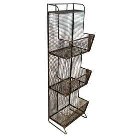 S255-58 PX GARAGE SALE 送料無料 Wire magazine rack ワイヤーマガジンラック アンティーク アイアン ビンテージ 収納 店舗備品 DULTON ダルトン