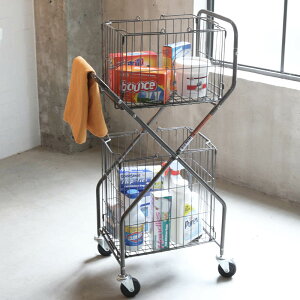 �|�C���g2�{ H20-0143RAW LAUNDRY TROLLEY RAW �����h���[ �g���[���[ �����h���[ �J�[�g ��l��炵 ���b�N ���[ ���� �L���X�^�[�t�� ���� �������Ⴂ�� DULTON �_���g��