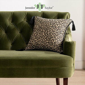 �W�F�j�t�@�[�e�C���[ �N�b�V���� 45×45cm �^�b�Z�� Espresso �q���E�� Jennifer Taylor �t�@�X�i�[�t�� ���[���s�A�� �͗l�ւ�
