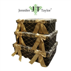 ジェニファーテイラー ボックス 3個セット 小物入れ 収納 Broderick Jennifer Taylor ロココ アンティーク調 ヴィクトリアン