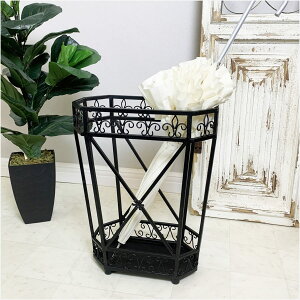 【5%OFFクーポン|24日20時〜27日 9時59分までの期間限定】2色展開 クラシック 傘立て アイアン アンブレラスタンド アンブレラホルダー レトロ アンティーク風 欧風 英国 イギリス おしゃれ