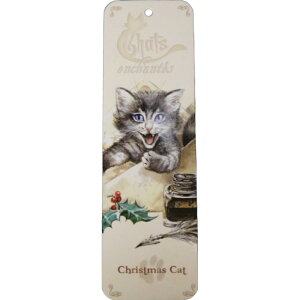 【5%OFFクーポン|24日20時〜27日 9時59分までの期間限定】セブリーヌキャット フランス製 キャット ブックマーカー しおり おしゃれ かわいい クラシック 高級 猫 猫グッズ