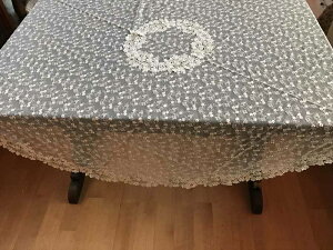 crystal marguerite テーブルクロス S ラウンド 丸型 90cm おしゃれ かわいい ギフト プレゼント