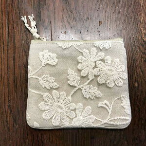 Cotton Flower ミニティッシュポーチ レディース 小物入れ 化粧ポーチ コスメポーチ おしゃれ かわいい ギフト プレゼント