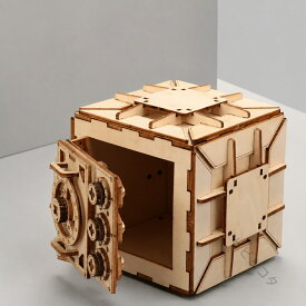 工作キット 夏休み 小学生 貯金箱 金庫 ダイヤル式 木製 クラフト 工作 手作りキット 工作セット 冬休み 小学校 子ども 自由工作 自由研究 木工 簡単 男の子 女の子 子供 大人