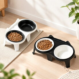 猫 犬 フードボウル 傾斜 陶器 水入れ 斜め 食器 食べやすい 高さ 水飲み セラミック ペット食器 おしゃれ ペット用 餌入れ エサ入れ えさ 台 ボウル お皿 ご飯皿 水分補給 ネコ 小型犬 可愛い 雑貨 ボウル ねこ 負担軽減 犬猫 犬用 送料無料