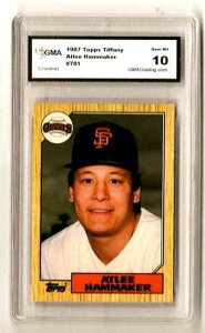 �A�X���`�b�N�E�n���[�J�[ 1987 Topps Tiffany #781 GMA 10 �W�F���~���g �T���t�����V�X�R�E�W���C�A���c