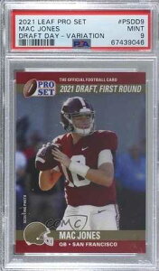 2021 Leaf Pro Set Draft Day Online���� Mac Jones #PSDD9 PSA 9 MINT 1z9