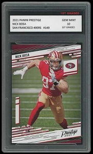 �j�b�N�E�{�T 2021 �p�j�[�j �v���X�e�[�W 1st �O���[�h10 NFL�J�[�h �T���t�����V�X�R�E49ers #149