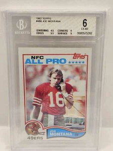 1982 Topps �W���[�E�����^�i BGS 6 EX-MT �I�[���v�� #488 �T���t�����V�X�R�E49ers 3-9s �T�u�XOC