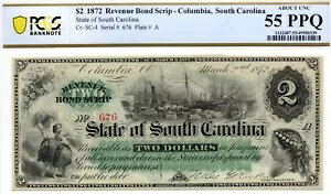 1872 $2 �T�E�X�J�����C�i�B�A�R�����r�A���� - PCGS AU55 PPQ! �u�`�̕��i�v
