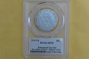 2017S Enhanced Unc Kennedy Half SP70 �������s �f���o�[ ANA �N���[�u�����h �T�C������