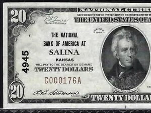 ???? KS 1929 $20 ??�J���U�X�B�T���i?? �A�����JNB��PCGS UNC 55�ɂ���