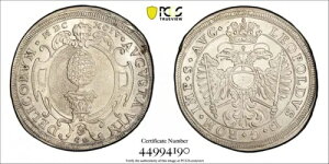 1694�N�A�A�E�O�X�u���N�i���R�s�s�j�A���I�|���h1���A1/2�^�[���[��݁B KM-104�B PCGS UNC+