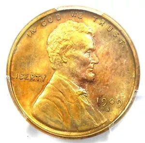 1909-S VDB �����J�[�� �E�B�[�g �Z���g 1C �y�j�[ - PCGS �����ʏڍ� (UNC MS)
