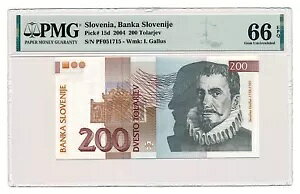 �X���x�j�A���� 200 Tolarjev 2004 PMG �O���[�h MS 66 EPQ ��� ������
