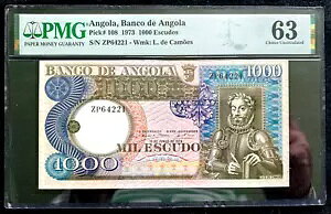 �A���S�� �o���R �f �A���S�� 1000 �G�X�N�[�h 1973 �s�b�N#108 PMG-63 UNC ���E����