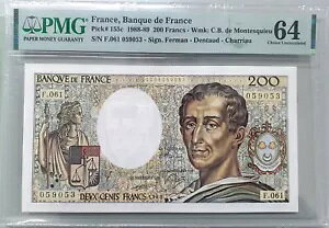 �t�����X 1988~1989 500 �t���� P 155 c UNC PMG 64 EPQ