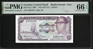 �K���r�A 1 �_���V 1971 - 87 PMG 66 EPQ UNC P#4g* PMG �l�� 11/0 �X�^�[�m�[�g