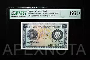 �L�v���X 250 �~�� 1975-1982 P41 PMG 66 �W�F�� UNC EPQ �X�^�[ �O���[�g �A�C �A�s�[�� �o�b�N
