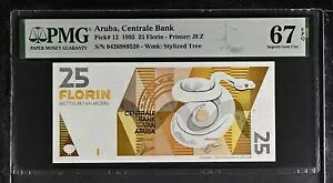 �A���o 25 �t�������Y 1993 P 12 �ɏ�̕�� UNC PMG 67 EPQ
