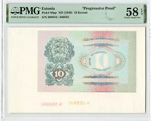 �G�X�g�j�A 10 �N���[�j 1940�AP-68pp �o�b�N �v���O���b�V�u �v���[�t�APMG 58 EPQ Ch. aUNC�A���A