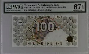 �I�����_ (���[���O) 100 �O���f�� 1992 P101b UNC / PMG Superb GEM67EPQ