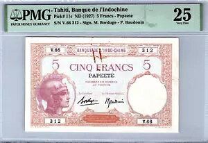 �^�q�` 5 �t���� 1927 �s�b�N# 11c ND PMG 25 ���ɏ㎿�Ȏ���