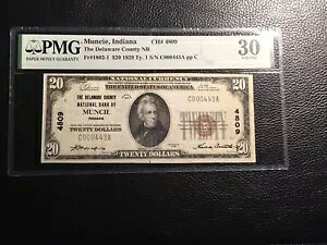 $20 1929 ������s�� �}���V�[ �C���f�B�A�i PMG 30 ���ɏ㎿