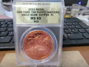 2010 Puppet Masters / Uncle Scam HT �g�[�N�� by Daniel Carr Copper PL ANACS MS 69