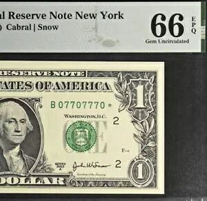 2003A $1 �A�M������s�� - PMG 66EPQ - �X�^�[ - �h��ȃV���A���ԍ� 07707770*