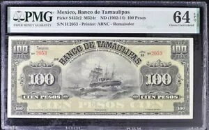 �^�}�E���p�X��s P#S433r2 M524r ND (1902-14) 100 �y�\ PMG Choice UNC 64 EPQ