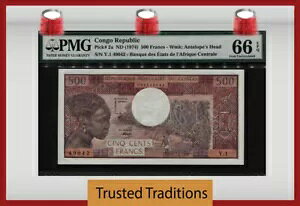 TT PK 2a 1974 �R���S���a����s�f�^�b�c 500 �t���� PMG 66 EPQ ��� UNC!