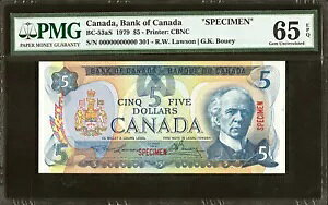 �J�i�_ 5�h�� ���{ 1979 BC-53aS 0000000 #301 GEM UNC PMG 65 EPQ