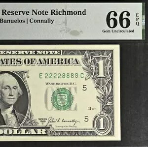 1969C 1�h���A�M������s�� - PMG 66EPQ - �_�u���N���b�h �V���A���ԍ� 22228888