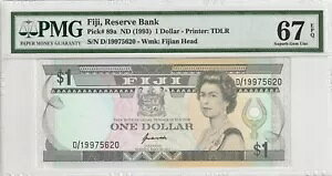 �t�B�W�[ 1993 1 �h�� PMG �F�莆�� UNC 67 EPQ �s�b�N 89a