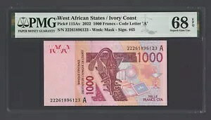 ���A�t���J���� / �R�[�g�W�{���[�� 1000 �t���� 2022 P115Av UNC �O���[�h 68 �g�b�v �|�b�v